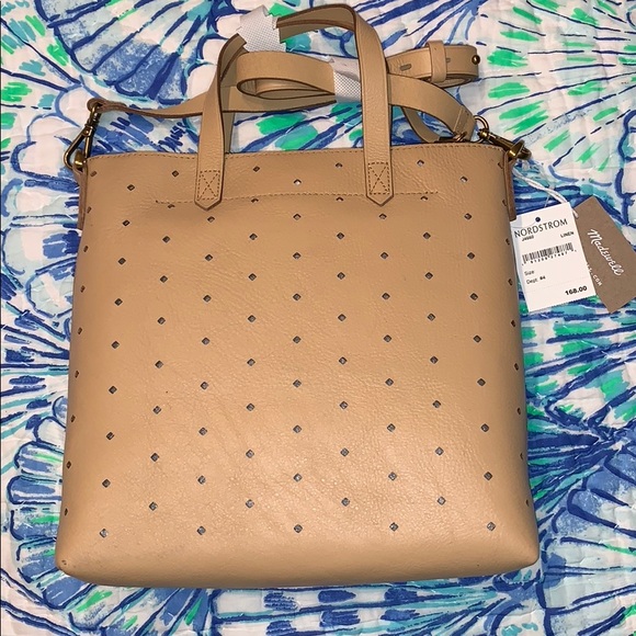 Madewell Handbags - NWT Madewell Mini Transport Perforated Satchel